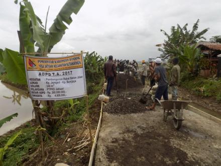 Photo Kegiatan Pembangunan Desa Jatisari